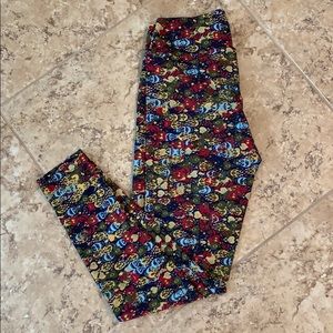 Lularoe colorful  print OS leggings